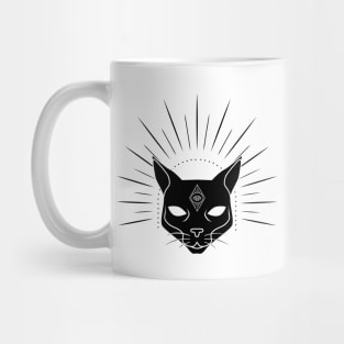 Black cat Mug